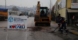 Karın bozduğu yollara hızlı müdahale