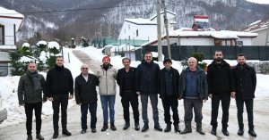 Başkan Özlü Hafta Sonu Mesaisinde Köylerde