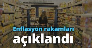 Enflasyon rakamları açıklandı
