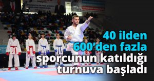 Türkiye Büyükler Karate Şampiyonası'nın açılış seremonisi yapıldı