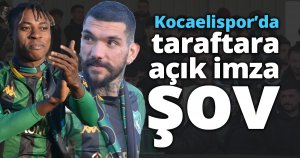  Kocaelispor’da taraftara açık imza şov