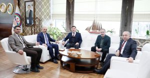 Başkan Söğüt, Posof Belediye Başkanı Ulgar’ı ağırladı