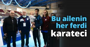Bu ailenin her ferdi karateci