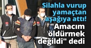 Tesisatçıyı silahla vurup yamaçtan aşağıya atan sanık: 