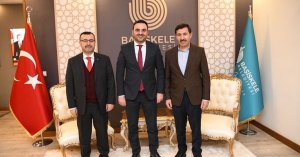 Başkan Özlü, Başkan Kılca ve Başsavcı Korkmaz’ı Ağırladı
