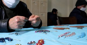 Barınma ve Konaklama Merkezinde takı yapım teknikleri kursu