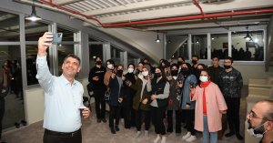 BAŞKAN KOCAMAN GENÇLERLE BİR ARAYA GELDİ  