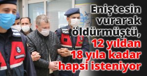Eniştesini vurarak öldürmüştü, 12 yıldan 18 yıla kadar hapsi isteniyor
