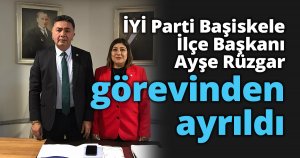 İYİ Parti Başiskele İlçe Başkanı Ayşe Rüzgar görevinden ayrıldı