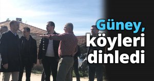 Güney, köyleri dinledi