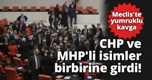CHP ve MHP'li isimler birbirine girdi....