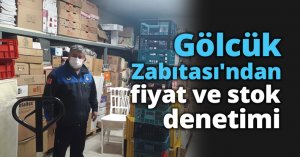 Gölcük Zabıtası'ndan fiyat ve stok denetimi