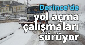 Derince'de yol açma çalışmaları sürüyor
