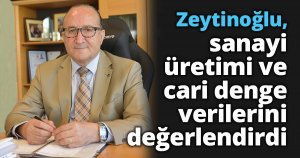 Zeytinoğlu sanayi üretimi ve cari denge verilerini değerlendirdi
