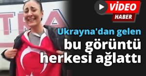 Ukrayna'dan gelen bu görüntü herkesi ağlattı