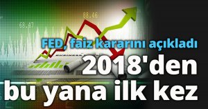 FED, faiz kararını açıkladı