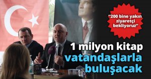 1 milyon kitap vatandaşlarla buluşacak