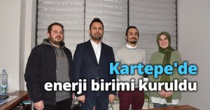 Kartepe'de enerji birimi kuruldu