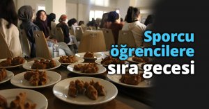 Sporcu öğrencilere sıra gecesi