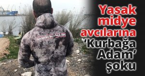 Yasak midye avcılarına ‘Kurbağa Adam’ şoku