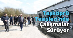 Taşköprü Tesisleri’nde Çalışmalar Sürüyor