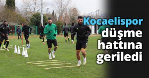 Kocaelispor düşme hattına geriledi