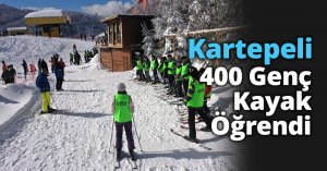 Kartepeli 400 Genç Kayak Öğrendi