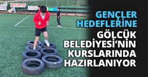 GENÇLER HEDEFLERİNE GÖLCÜK BELEDİYESİ’NİN KURSLARINDA HAZIRLANIYOR 
