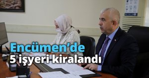 Encümen’de 5 işyeri kiralandı