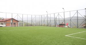 İrşadiye'ye futbol sahası kazandırıldı