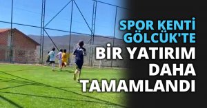 SPOR KENTİ GÖLCÜK'TE BİR YATIRIM DAHA TAMAMLANDI 