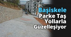 Başiskele Parke Taş Yollarla Güzelleşiyor