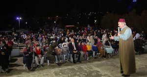 Kervansaray arkasındaki park Ramazan etkinliği ile renklendi
