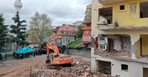 Cedit’teki son binanın yıkımı gerçekleşti