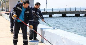 Park Bahçelerden göz dolduran yaza hazırlık