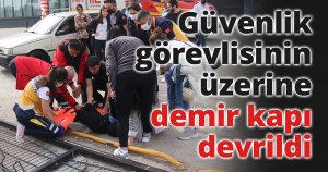 İş yerini açmak isteyen güvenlik görevlisi dehşeti yaşadı