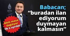 Altılı masa dağılıyor mu?