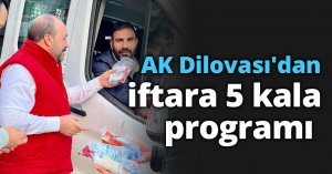 AK Dilovası'dan iftara 5 kala programı