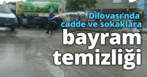 Dilovası’nda cadde ve sokaklara bayram temizliği 
