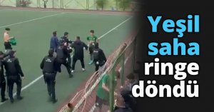 Yeşil saha ringe döndü
