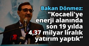 Bakan Dönmez: