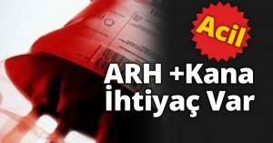 Acil kana ihtiyaç var!