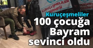 Kuruçeşmeliler 100 Çocuğa Bayram sevinci oldu