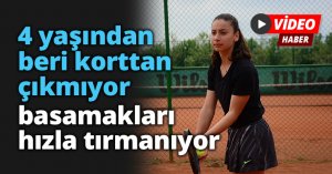 4 yaşından beri korttan çıkmıyor, basamakları hızla tırmanıyor