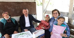 Başkan Büyükakın'dan şehit annesine anlamlı ziyaret