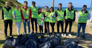 Proje ödevleri kapsamında Sarısu sahilini temizlediler