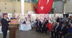 GÖLMEK kursiyerlerinden el emeği sergisi