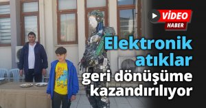 Elektronik atıklar geri dönüşüme kazandırılıyor