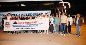 Körfezli öğrenciler Çanakkale’yi geziyor