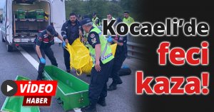 Kocaeli’de feci kaza: Arızalanan tırdan indi, başka bir tırın çarpması sonucu öldü